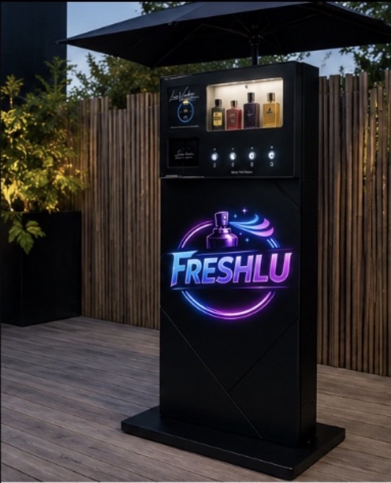 FRESHLU parfumautomaat, outdoor opstelling